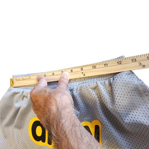 Drew House Secret Mesh Shorts Grey Pull On Lined Drawstring Unisex XS Casual - Picture 7 of 9